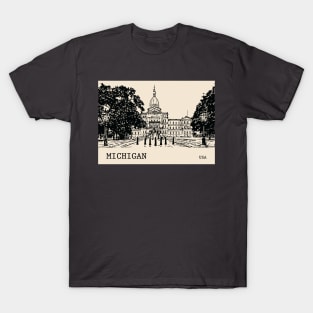 Michigan State USA T-Shirt